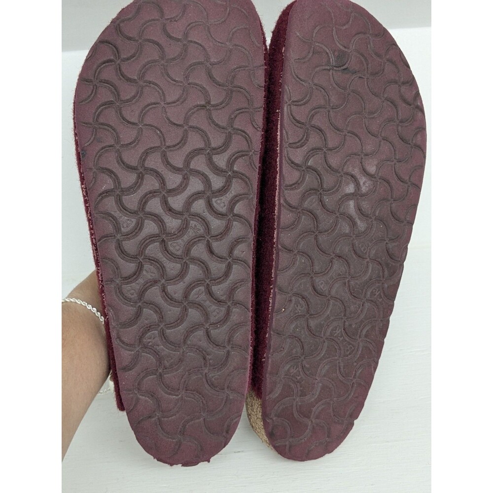 Birkenstock Amsterdam Felt Clog Burgundy Mens Size 40 EU 10 US - Picture 10 of 10